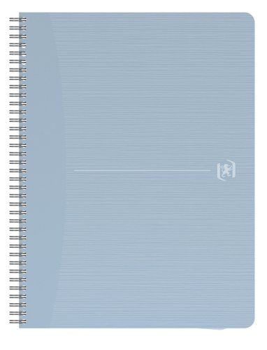 Oxford Office Wirebound Notebook My Rec Up  A4 Ruled 180 Pages Blue 400166095