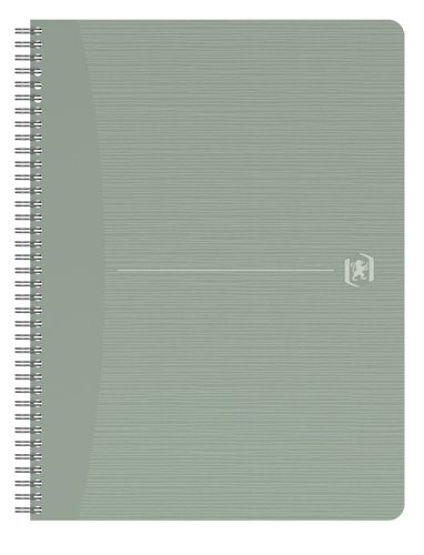 Oxford Office Wirebound Notebook My Rec Up  A4 Ruled 180 Pages Green 400166099