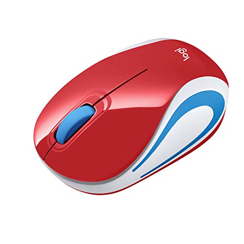 Logitech Wireless Mini Mouse M187 (Red)