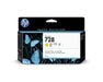 HP 728 - 130 ml - yellow - original - DesignJet - ink cartridge - for DesignJet T730, T830