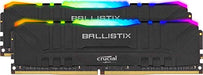 Ballistix RGB - DDR4 - kit - 64 GB: 2 x 32 GB - DIMM 288-pin - 3200 MHz / PC4-25600 - CL16 - 1.35 V - unbuffered - non-ECC - black