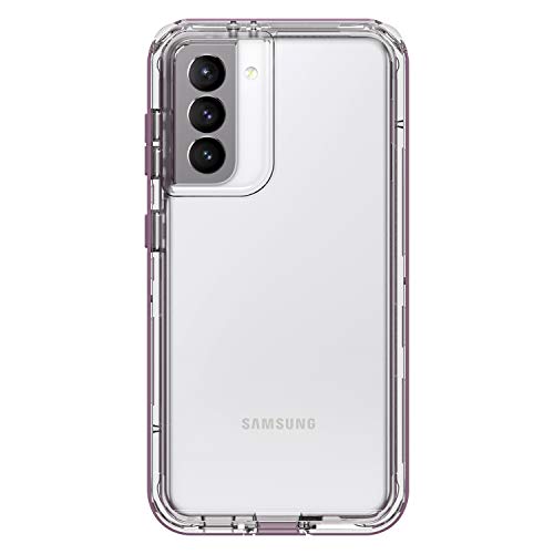 LifeProof N╦XT - Back cover for mobile phone - 50% recycled plastic, silver phosphate glass - napa (clear/lavender) - for Samsung Galaxy S21 5G