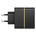 OtterBox Premium - Power adapter - 30 Watt - 3 A - PD 3.0 - 2 output connectors (USB, USB-C) - black shimmer - Europe