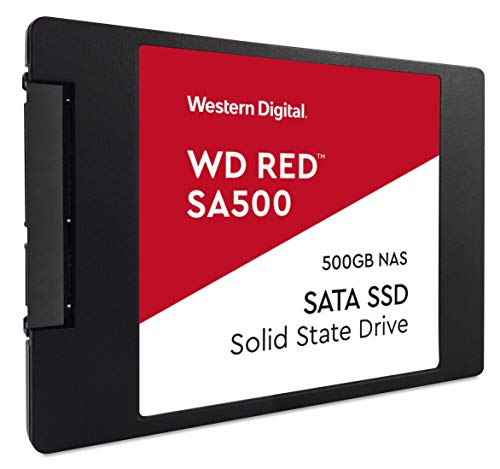 WD Red SA500 NAS SATA SSD WDS500G1R0A - Solid state drive - 500 GB - internal - 2.5" - SATA 6Gb/s