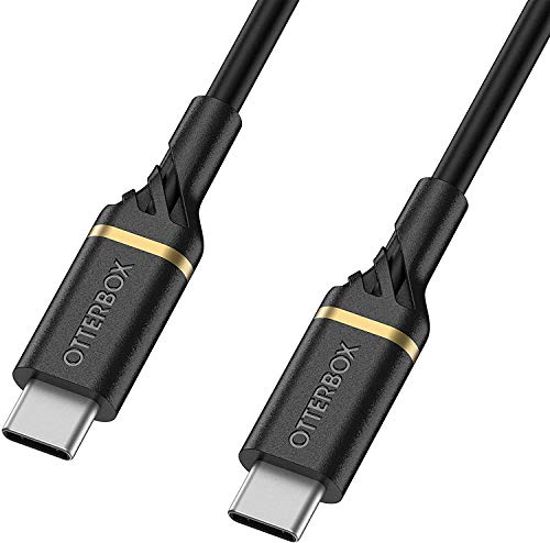 OtterBox Fast Charge Cable Standard - USB cable - USB-C (M) to USB-C (M) - USB 2.0 - 1 m - black shimmer