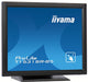 iiyama ProLite T1531SR-B5 - LED monitor - 15" - touchscreen - 1024 x 768 @ 75 Hz - TN - 370 cd/m - 700:1 - 8 ms - HDMI, VGA, DisplayPort - speakers - matte black