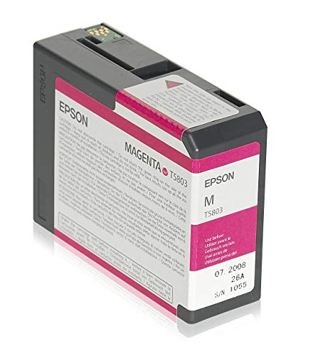 Best Value Epson Ink Cartridge 80 ml, Magenta T5803, Genuine, Amazon Dash Replenishment Ready