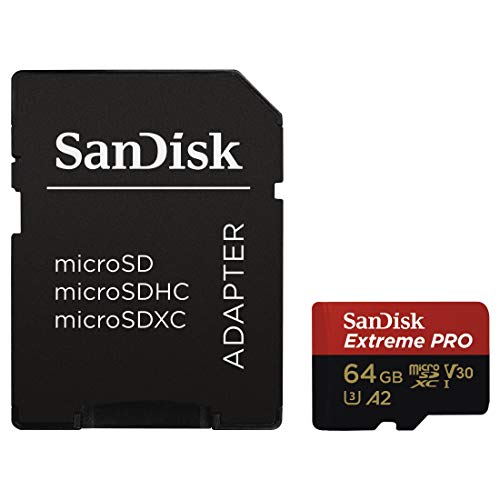 Extreme Pro microSDXC 64GB+SD Adapter