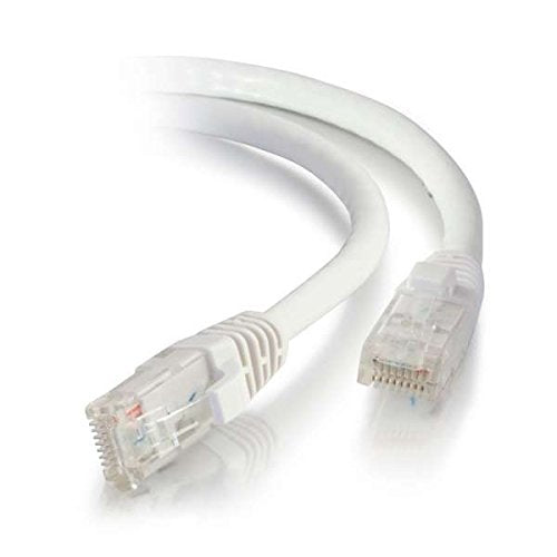 C2G Cat5e Booted Unshielded (UTP) Network Patch Cable - Patch cable - RJ-45 (M) to RJ-45 (M) - 30 m - UTP - CAT 5e - molded, snagless, stranded - white