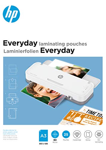 HP Everyday Laminating Pouches A3 80 micron Pack 25 9152