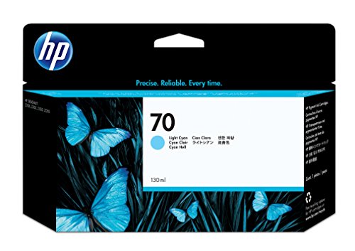 Best Value HP Original No.70 Light Cyan Ink Cart 130ml