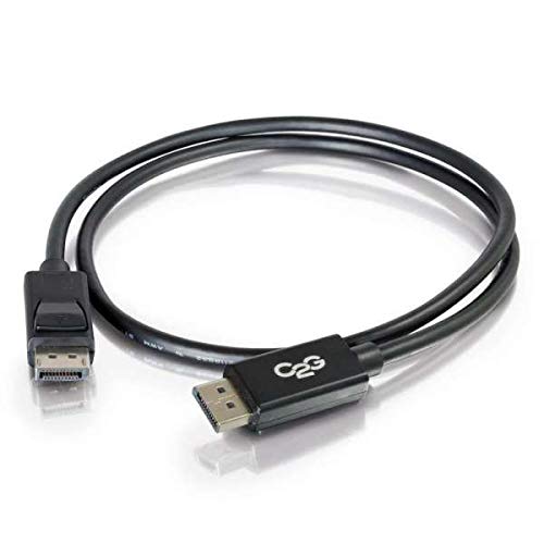 C2G 3m DisplayPort Cable with Latches 8K UHD M/M - 4K - Black - DisplayPort cable - DisplayPort (M) to DisplayPort (M) - 3 m - latched - black