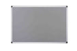 Best Value Bi-Office Notice Board Maya, Grey Felt, Aluminium Frame, 180 x 120 cm