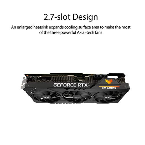 ASUS TUF-RTX3080-O10G-V2-GAMING - OC Edition - graphics card - GF RTX 3080 - 10 GB GDDR6X - PCIe 4.0 - 2 x HDMI, 3 x DisplayPort