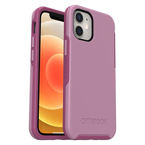 OtterBox Symmetry Series - Back cover for mobile phone - polycarbonate, synthetic rubber - cake pop pink - for Apple iPhone 12 mini