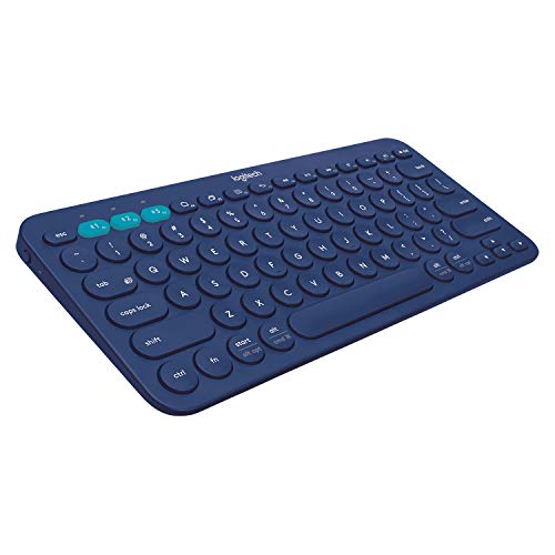 Logitech K380 Multi-Device Bluetooth Keyboard - Keyboard - Bluetooth - UK - blue