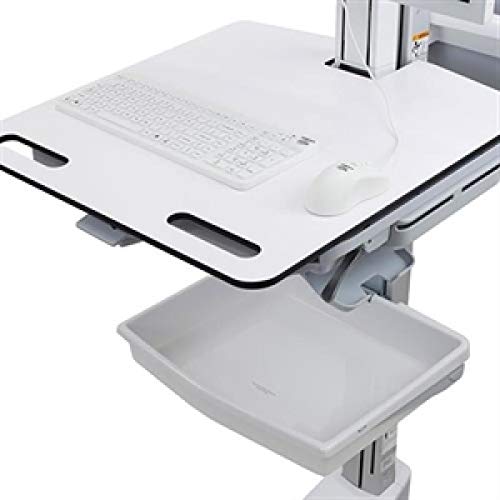 Ergotron StyleView Cart - Sliding Worksurface - Cart - for LCD display / PC equipment - medical - aluminium, zinc-plated steel, high-grade plastic - screen size: up to 24"