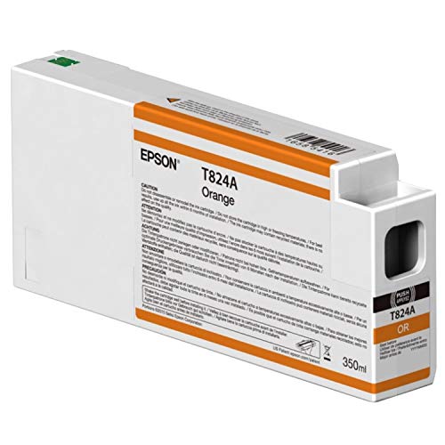 Epson T824A - 350 ml - orange - original - ink cartridge - for SureColor SC-P7000, SC-P7000V, SC-P9000, SC-P9000V