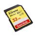 SanDisk Extreme - Flash memory card - 32 GB - Video Class V30 / UHS Class 3 / Class10 - SDHC UHS-I