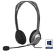 Logitech Stereo Headset H110 with noise-cancelling microphone for PC