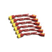 APC Power Cord Kit - Power cable - IEC 60320 C19 to IEC 60320 C20 - 16 A - 61 cm - red (pack of 6) - for P/N: SMT2200I-AR, SMT2200R2I-AR, SMT3000I-AR, SMT3000R2I-AR, SMX3000HVTUS, SRT10RMXLIX806