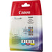 Canon CLI-8 - 0621B029 - 1 x Yellow,1 x Cyan,1 x Magenta - Multipack - Ink tank - For PIXMA iP6600D,iP6700D,Pro9000,Pro9000 Mark II