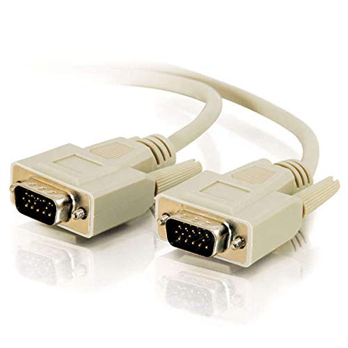 C2G Economy - VGA cable - HD-15 (VGA) (M) to HD-15 (VGA) (M) - 3 m - molded, thumbscrews