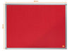 Nobo Essence Red Felt Notice Board 600X450Mm Dd