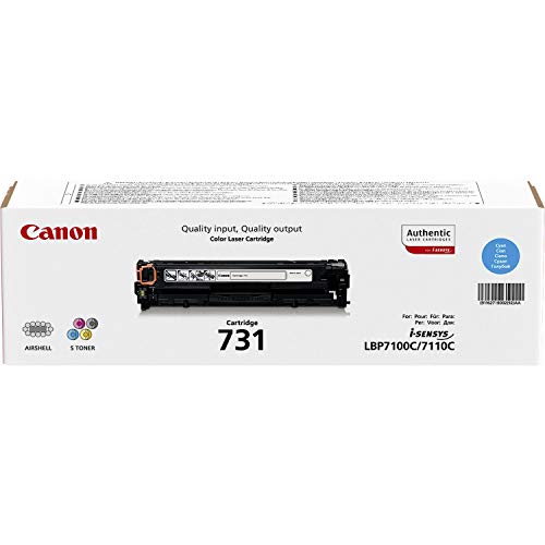 Canon 731 C - 6271B002 - 1 x Cyan - Toner Cartridge - For iSENSYS LBP7100Cn,LBP7110Cw,MF8230Cn,MF8280Cw