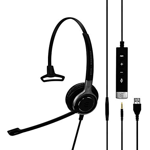 EPOS I SENNHEISER IMPACT SC 635 USB - Headset - on-ear - wired - USB, 3.5 mm jack - black, silver