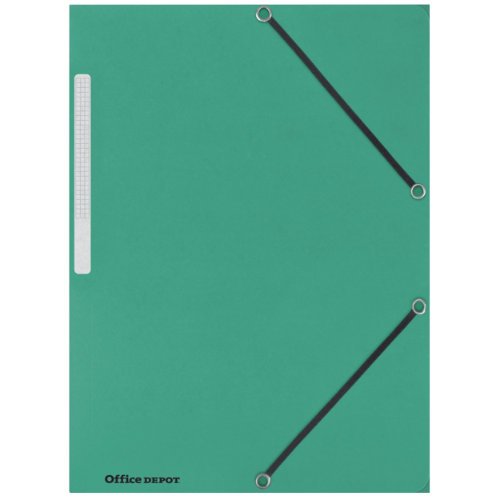 Best Value Elasticated Folders 390gsm Green