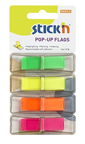 Best Value Stick N 26017 12mm Neon Pop Up Flag - Multicolour