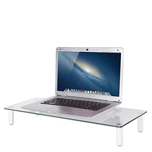 NewStar Transparent Monitor Stand (Clear Acrylic) - Stand for Monitor - glass - transparent