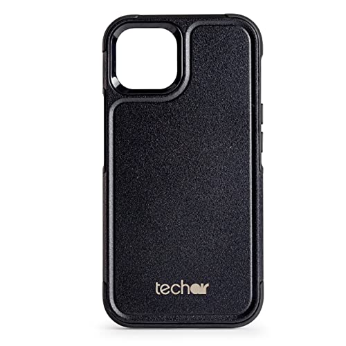 techair Classic Essential - Back cover for mobile phone - polycarbonate - black - for Apple iPhone 13 mini