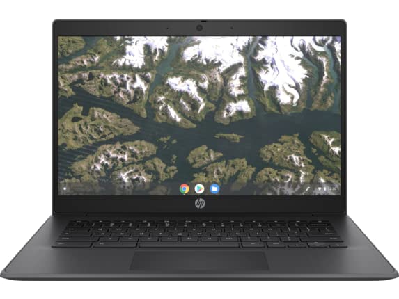 HP Chromebook 14 G6 - Celeron N4020 / 1.1 GHz - Chrome OS 64 - 4 GB RAM - 32 GB eMMC - 14" 1366 x 768 (HD) - UHD Graphics 600 - Wi-Fi 5, Bluetooth - chalkboard grey - kbd: UK