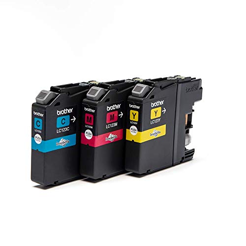 Brother LC123 RainbowPack - 3-pack - High Yield - yellow, cyan, magenta - original - blister with accoustic / electromagnetic alarm - ink cartridge - for Brother DCP-J132, J152, J172, J552, J752, MFC-J245, J470, J650, J6520, J6720, J6920, J870