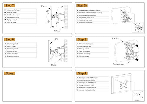 NewStar TV/Monitor Wall Mount (Full Motion) for 32"-75" Screen - Black - Wall mount for LCD display - black - screen size: 32"-75"