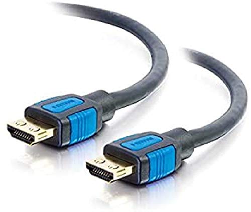 C2G 0.5m High Speed HDMI Cable with Gripping Connectors - HDMI with Ethernet cable - HDMI (M) to HDMI (M) - 50 cm - shielded - black - 4K support