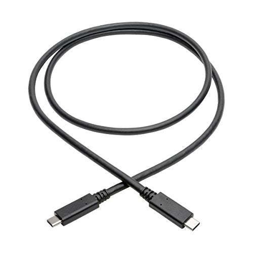 Tripp Lite USB C Cable USB 3.1 Gen 2 5A Rating Thunderbolt 3 Compatible 3ft