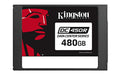 Kingston Data Center DC450R - Solid state drive - encrypted - 480 GB - internal - 2.5" - SATA 6Gb/s - 256-bit AES - Self-Encrypting Drive (SED)