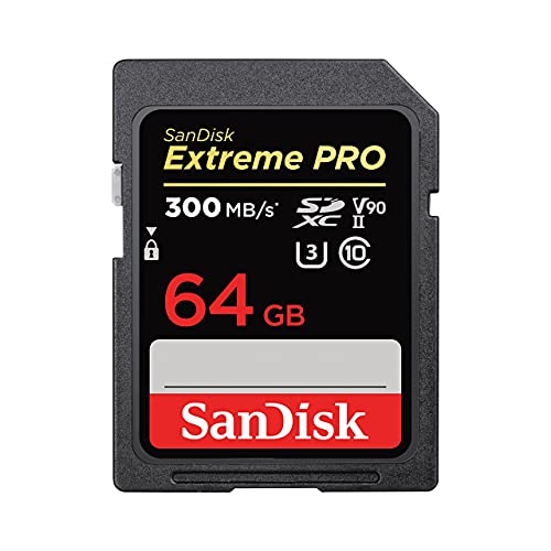 SanDisk Extreme Pro - Flash memory card - 64 GB - UHS-II U3 / Class10 - 1733x/2000x - SDXC UHS-II