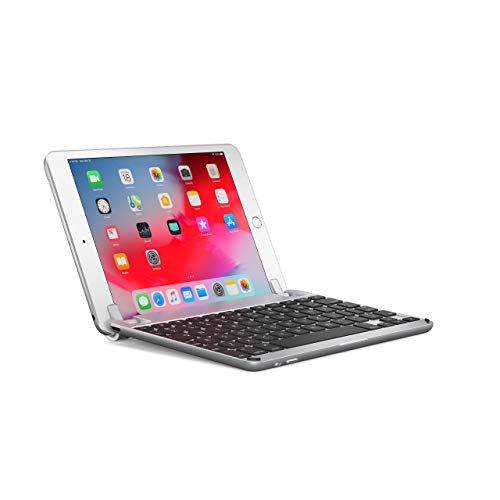 Brydge 7.9 Inches QWERTY English Bluetooth Wireless Keyboard for Apple iPad Mini 4th Generation Patented Hinge Design Backlit Keys 180 Degree Viewing 