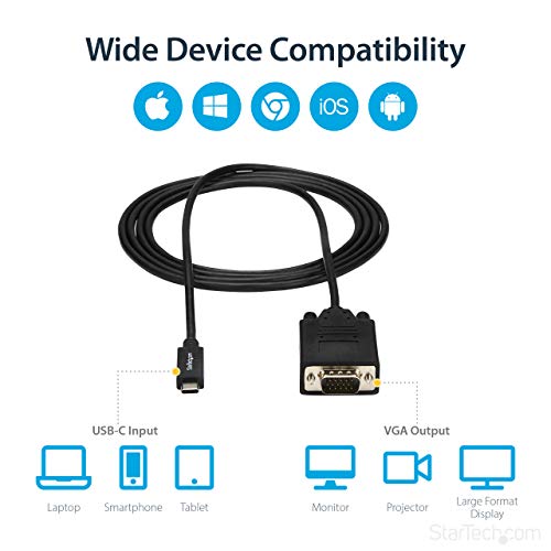 StarTech 2m 1080p USB to VGA Video Adapter Cable