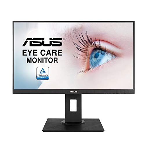 ASUS VA24DQLB - LED monitor - 23.8" - 1920 x 1080 Full HD (1080p) - IPS - 250 cd/m - 1000:1 - HDMI, VGA, DisplayPort - black