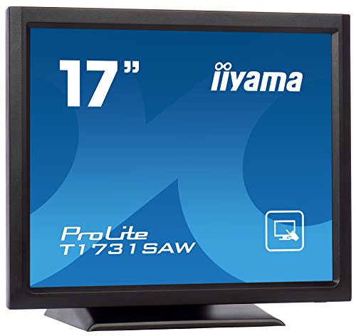 iiyama ProLite T1731SAW-B5 - LED monitor - 17" - touchscreen - 1280 x 1024 @ 75 Hz - TN - 250 cd/m - 1000:1 - 5 ms - HDMI, VGA, DisplayPort - speakers - black