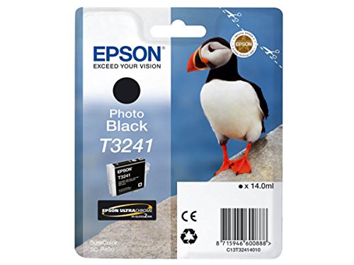 Epson T3241 - 14 ml - black - original - ink cartridge - for SureColor P400, SC-P400