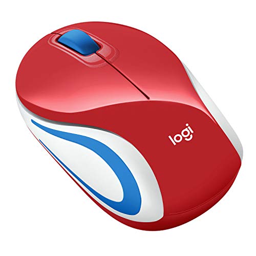 Logitech Wireless Mini Mouse M187 (Red)