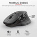 Trust Ozaa RF Wireless Optical 2400 DPI Mouse with Built in Rechargeable Battery 10m Wireless Range 6 Buttons Plug and Play USB Receiver