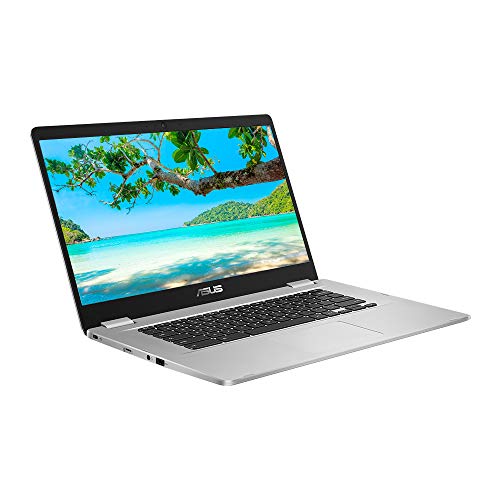 ASUS Chromebook C523NA A20264 - Lay-flat design - Pentium N4200 / 1.1 GHz - Chrome OS - 8 GB RAM - 64 GB eMMC - 15.6" touchscreen 1920 x 1080 (Full HD) @ 60 Hz - HD Graphics 505 - Wi-Fi 5 - silver