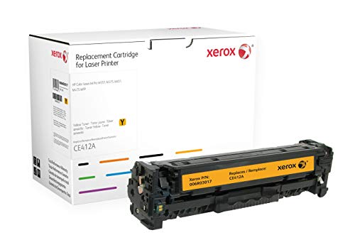 Xerox Replacement Cartridge for CE412A HP Color LaserJet M351A  M451DN  M451DW  M451NW, M375NW MFP  M475DN MFP  M475DW MFP With Page yield of 2600 at 5% coverage Life Time Guarantee